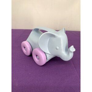 Green Toys Purple Elephant on Wheels USA Recycled Materials Rolling Toddler Toy